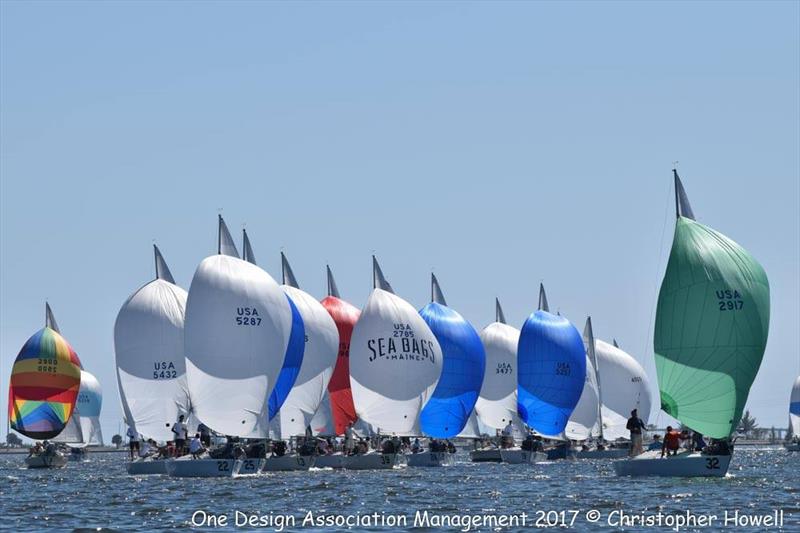 J/24 Midwinter Championship day 2 photo copyright Christopher Howell taken at Eau Gallie Yacht Club and featuring the J/24 class