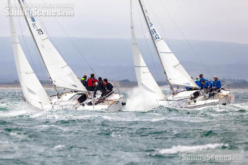 J/24 Southerns at Parkstone photo copyright David Harding / www.sailingscenes.com taken at Parkstone Yacht Club and featuring the J/24 class