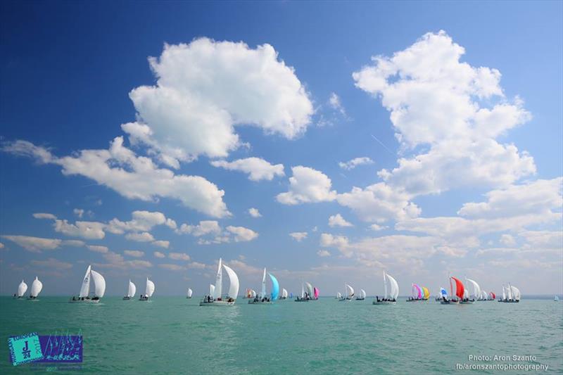 J/24 European at Lake Balaton final day - photo © Aron Szanto