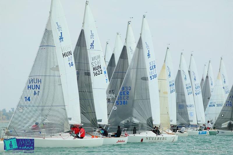 J/24 European at Lake Balaton final day - photo © Aron Szanto