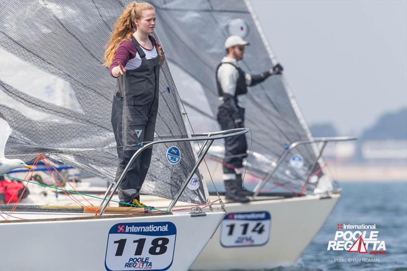 International Paint Poole Regatta 2018 day 1 photo copyright Ian Roman / International Paint Poole Regatta taken at  and featuring the J/24 class