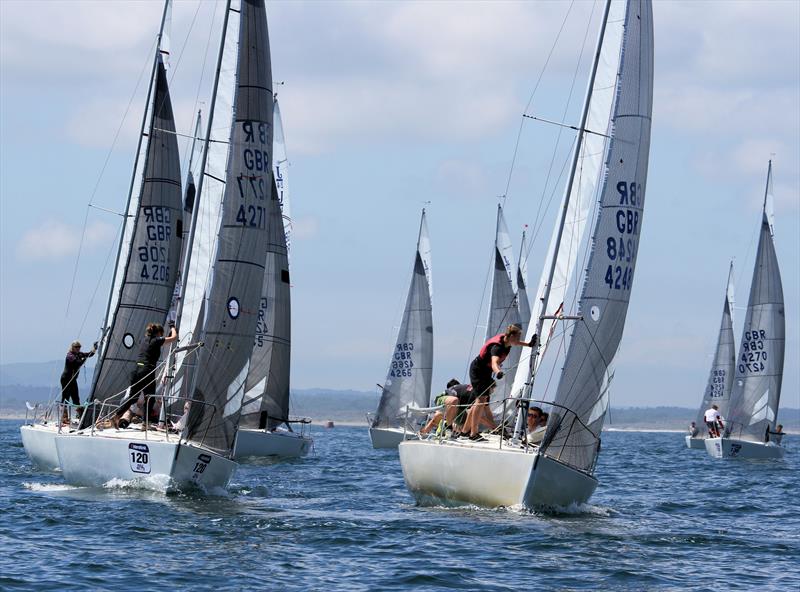 International Paint Poole Regatta 2018 day 2 photo copyright Mark Jardine / YachtsandYachting.com taken at  and featuring the J/24 class
