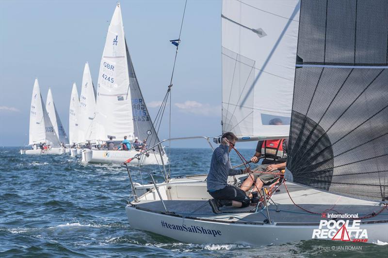 International Paint Poole Regatta 2018 day 2 photo copyright Ian Roman / International Paint Poole Regatta taken at  and featuring the J/24 class