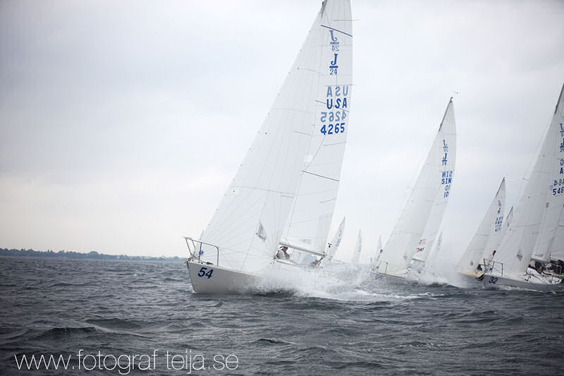 J/24 worlds at Malmö, Sweden day 4 photo copyright Malmö Segel Sällskap taken at Malmö Segel Sällskap and featuring the J/24 class