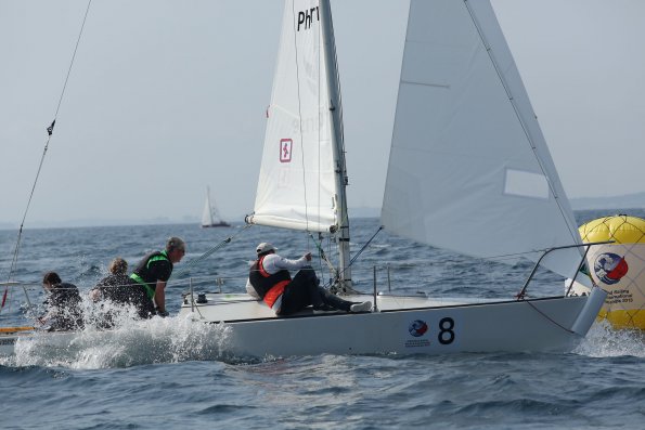 2013 IFDS Blind Sailing Worlds day 2 photo copyright Seabornia Yacht Club taken at Seabornia Yacht Club and featuring the J/24 class