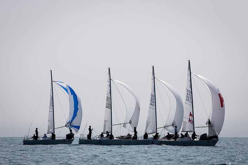 BMW J24 World Championships at Howth Yacht Club Day 1