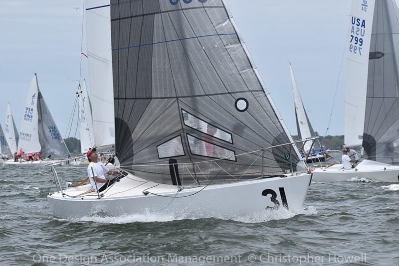 2018 J/24 North American Championship - Day 2 photo copyright Christopher Howell taken at Charleston Yacht Club and featuring the J/24 class