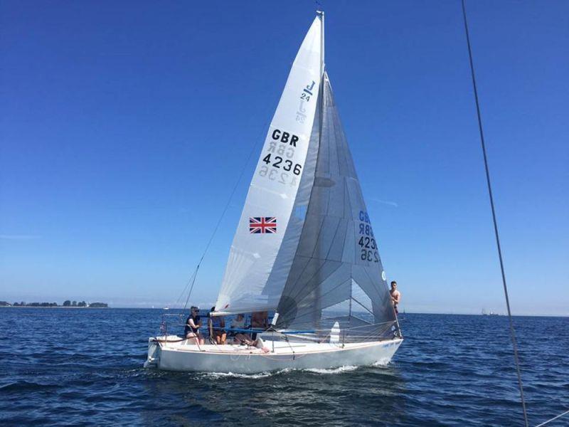 Team Impact Racing photo copyright Island Sailing Club taken at  and featuring the J/24 class