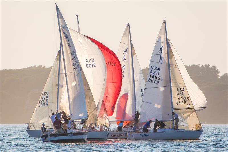 Wednesday night racing with Fleet 43 on the waters of Maine's beautiful Casco Bay - photo © Ann Blanchard