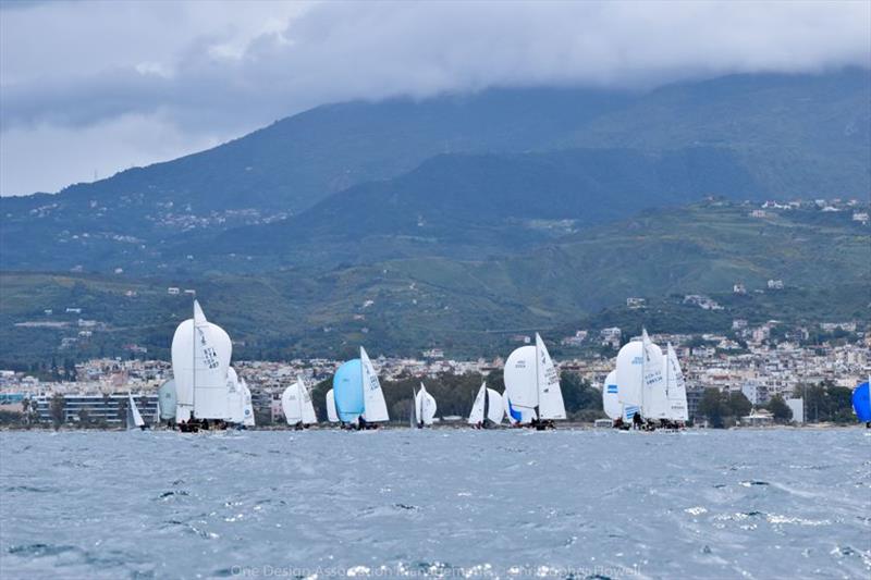 Day 1 - J/24 European Championship at Patras, Greece photo copyright Christopher Howell taken at  and featuring the J/24 class