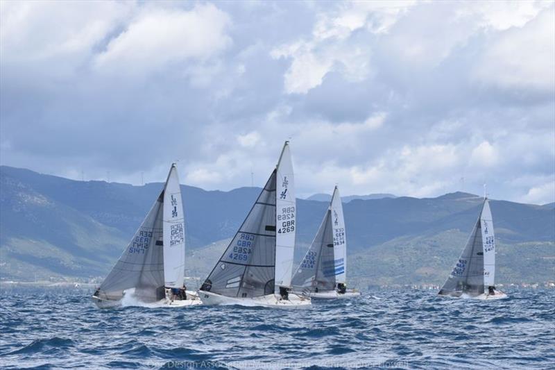 Day 1 - J/24 European Championship at Patras, Greece photo copyright Christopher Howell taken at  and featuring the J/24 class