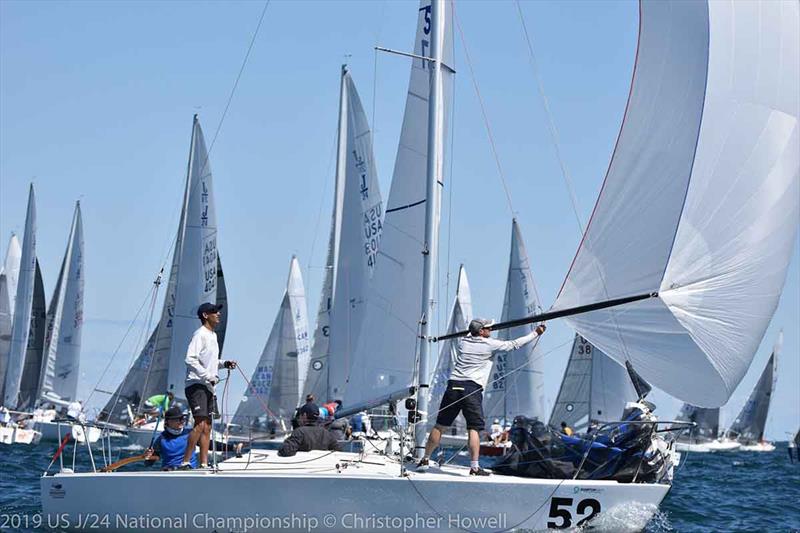 2019 J 24 National Championship photo copyright Christopher Howell taken at Rochester Yacht Club and featuring the J/24 class