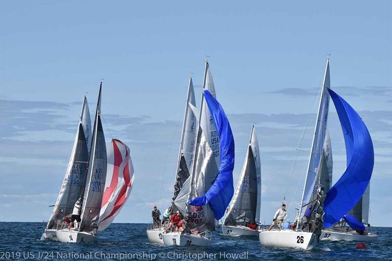 2019 J 24 National Championship photo copyright Christopher Howell taken at Rochester Yacht Club and featuring the J/24 class