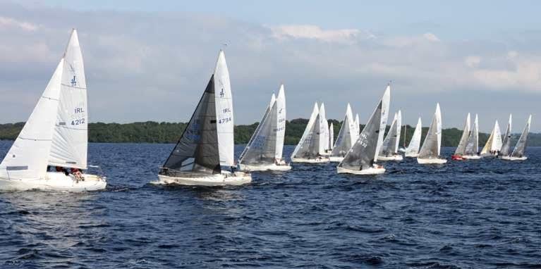 2019 Irish J/24 National Championship photo copyright Martin Denneny taken at Lough Erne Yacht Club and featuring the J/24 class