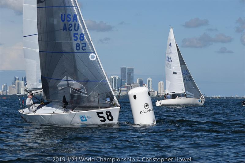 2019 J 24 World Championship - Day 2 photo copyright Christopher Howell taken at  and featuring the J/24 class