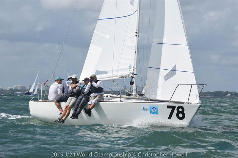 2019 J 24 World Championship - Day 4 photo copyright Christopher Howell taken at  and featuring the J/24 class