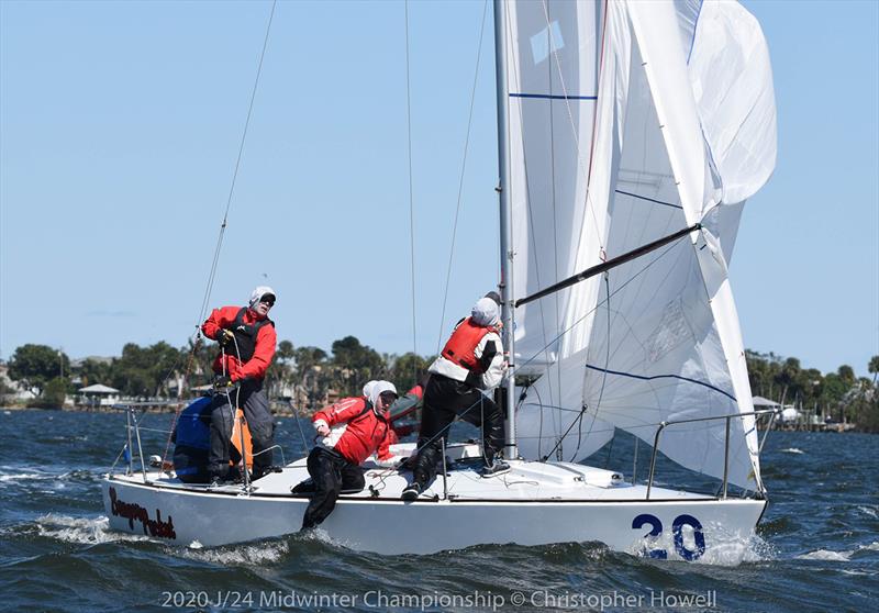 Day 2 - 2020 J/24 Midwinter Championship - photo © Christopher Howell