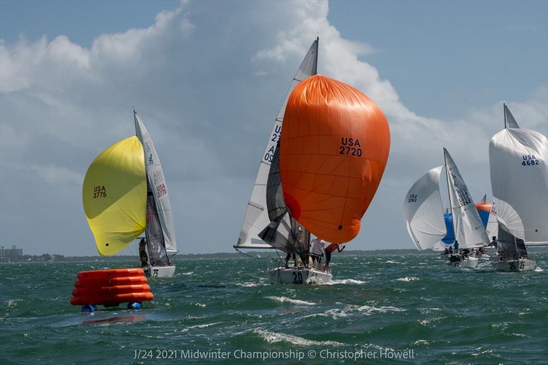 2021 J 24 Midwinter Championship - Day 3 photo copyright Christopher Howell taken at  and featuring the J/24 class