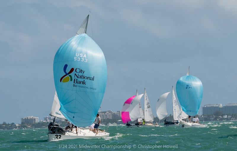 2021 J 24 Midwinter Championship - Day 3 photo copyright Christopher Howell taken at  and featuring the J/24 class