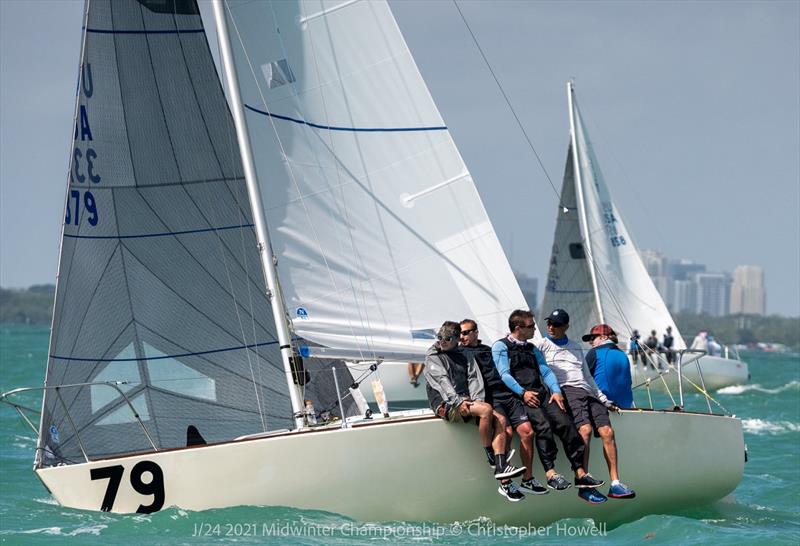 2021 J 24 Midwinter Championship - Day 3 photo copyright Christopher Howell taken at  and featuring the J/24 class