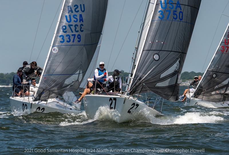 2021 Good Samaritan Hospital J/24 North American Championship - Day 3 photo copyright Christopher Howell taken at Sayville Yacht Club and featuring the J/24 class