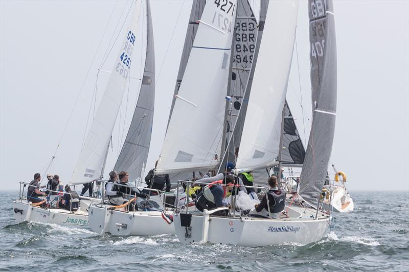 International Paint Poole Regatta photo copyright Ian Roman / International Paint Poole Regatta taken at Parkstone Yacht Club and featuring the J/24 class