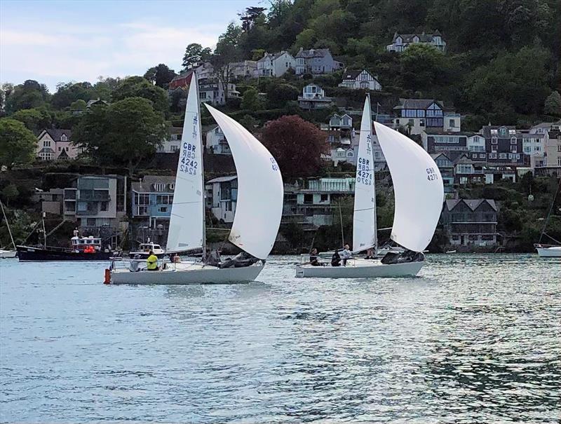 J/24 Dartmouth May Regatta  photo copyright Mike Mackie taken at Royal Dart Yacht Club and featuring the J/24 class