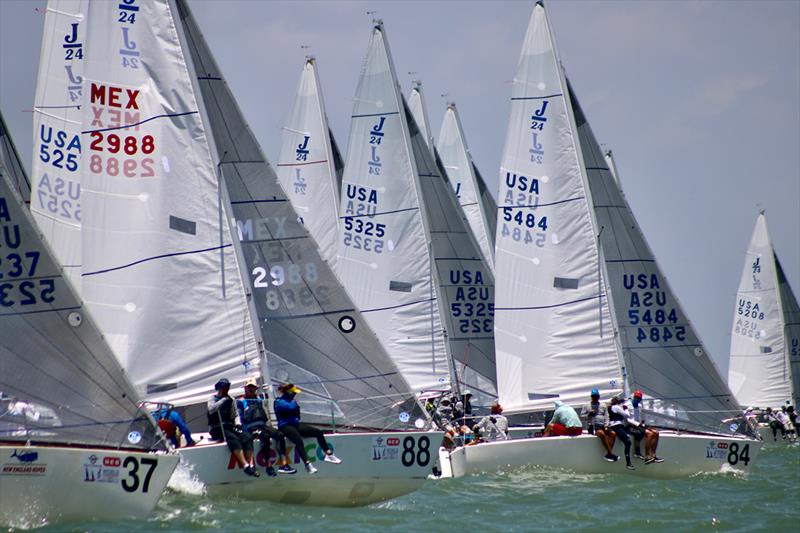 2022 J24 World Championship - Final Day photo copyright Emily Stokes taken at Corpus Christi Yacht Club and featuring the J/24 class