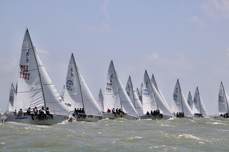 2022 J24 World Championship - Final Day photo copyright Emily Stokes taken at Corpus Christi Yacht Club and featuring the J/24 class