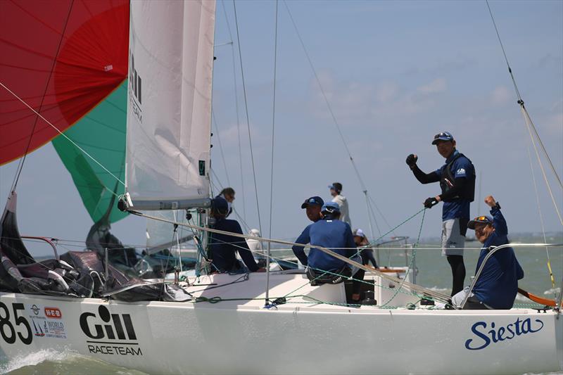 2022 J24 World Championship - Final Day photo copyright Emily Stokes taken at Corpus Christi Yacht Club and featuring the J/24 class