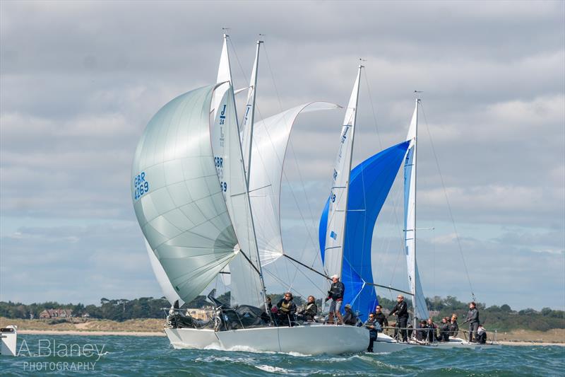 2022 J/24 European Championship day 2 photo copyright Annraoi Blaney taken at Howth Yacht Club and featuring the J/24 class