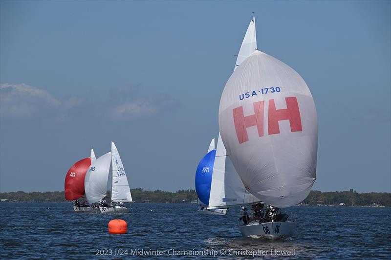 2023 J/24 Midwinter Championship - Final Day photo copyright Christopher Howell taken at Eau Gallie Yacht Club and featuring the J/24 class