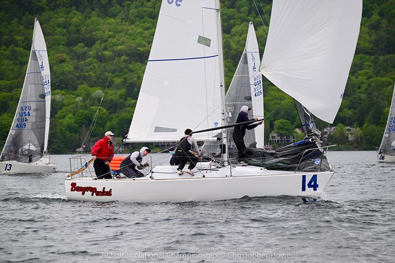 2023 J/24 US National Championship - Day 2 photo copyright USA J/24 Class Association taken at The Lake George Club and featuring the J/24 class