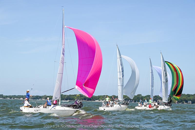 2023 J/24 North American Championship photo copyright Christopher Howell taken at Sandusky Sailing Club and featuring the J/24 class