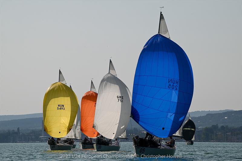 2023 J24 European Championship photo copyright Christopher Howell taken at Balatonfüredi Yacht Club and featuring the J/24 class