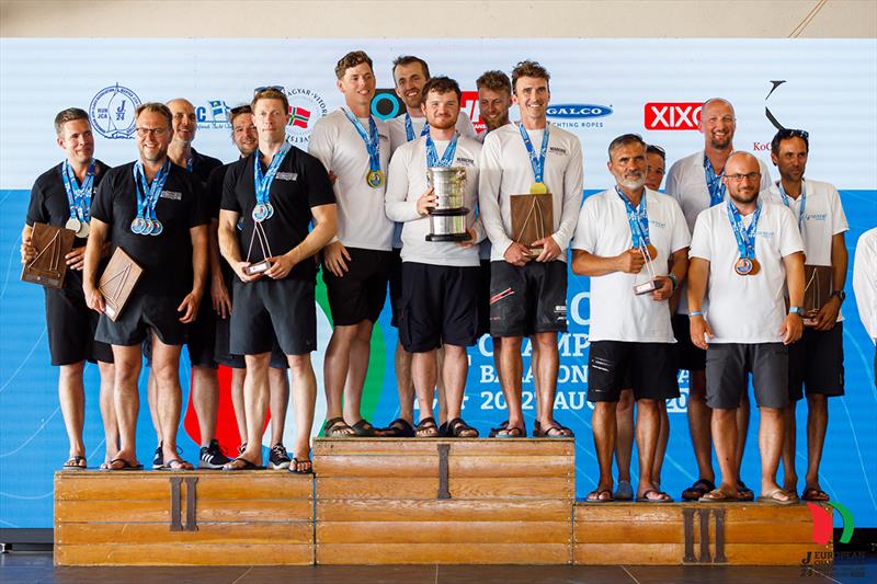 2023 J24 European Championship photo copyright Aron Szanto taken at Balatonfüredi Yacht Club and featuring the J/24 class