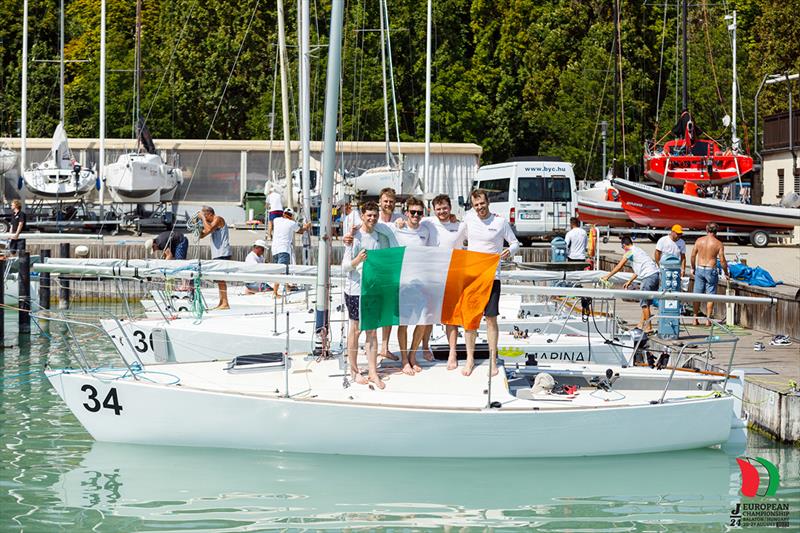 2023 J24 European Championship photo copyright Aron Szanto taken at Balatonfüredi Yacht Club and featuring the J/24 class