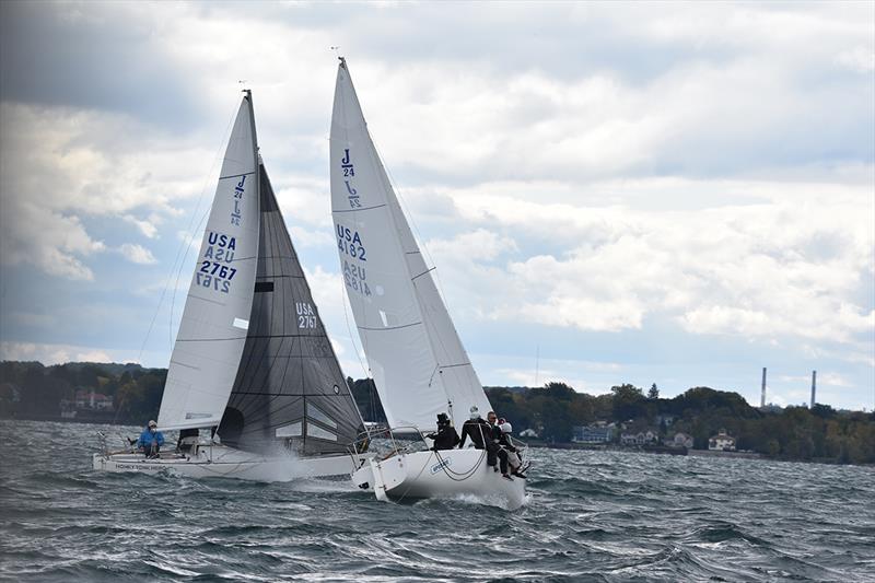 J/24 U.S. Corinthian National Championship East 2023 photo copyright Betsy Lawless taken at Rochester Yacht Club and featuring the J/24 class