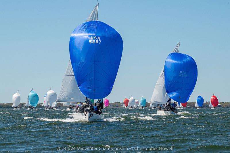 2024 J/24 Midwinter Championship - Day 2 photo copyright Christopher Howell taken at Davis Island Yacht Club and featuring the J/24 class