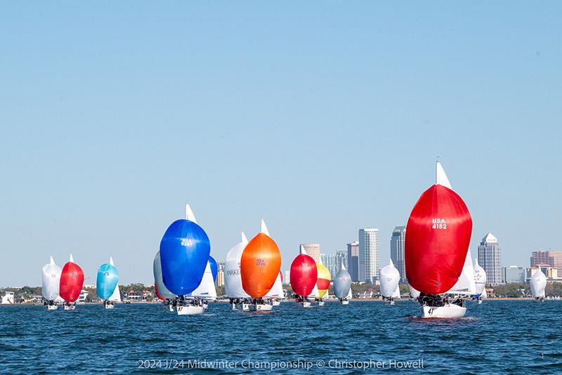 2024 J/24 Midwinter Championship - Day 2 - photo © Christopher Howell