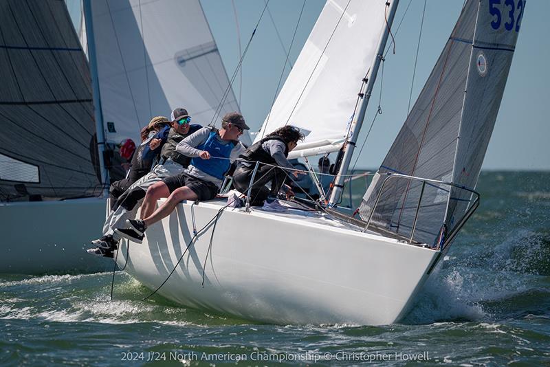 2024 J/24 North American Championship photo copyright Christopher Howell taken at St. Petersburg Yacht Club, Florida and featuring the J/24 class