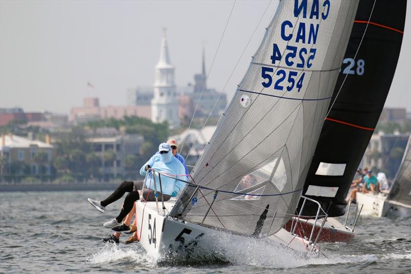 Racing on Charleston Harbor commences on Friday, April 11 and continues through Sunday, April 13, 2025 photo copyright Priscilla Parker / CRW 2024 taken at Charleston Yacht Club and featuring the J/24 class