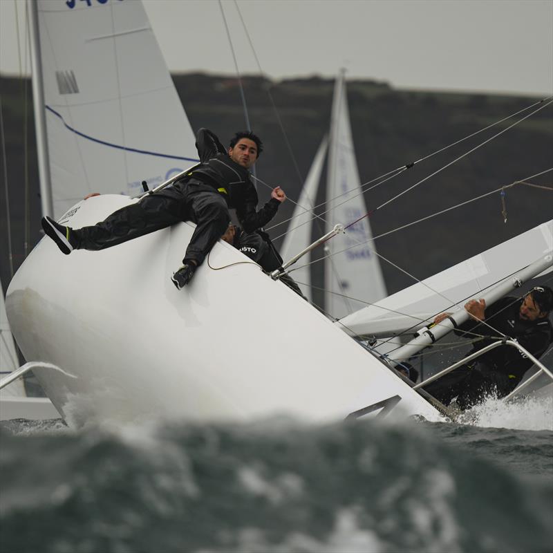 J/24 Worlds in Plymouth, UK - Day 1 photo copyright Joe Woodyear & Chambers film & media taken at Plym Yacht Club and featuring the J/24 class