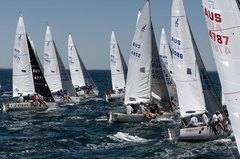 Day 1 Start during the 2026 J/24 Hodges Sandringham Australian Championship - photo © Marg's Yacht Photos