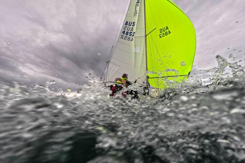 Gridlock making a splash at the regatta - Australian Women's Keelboat Regatta - photo © Andrea Francolini, AWKR