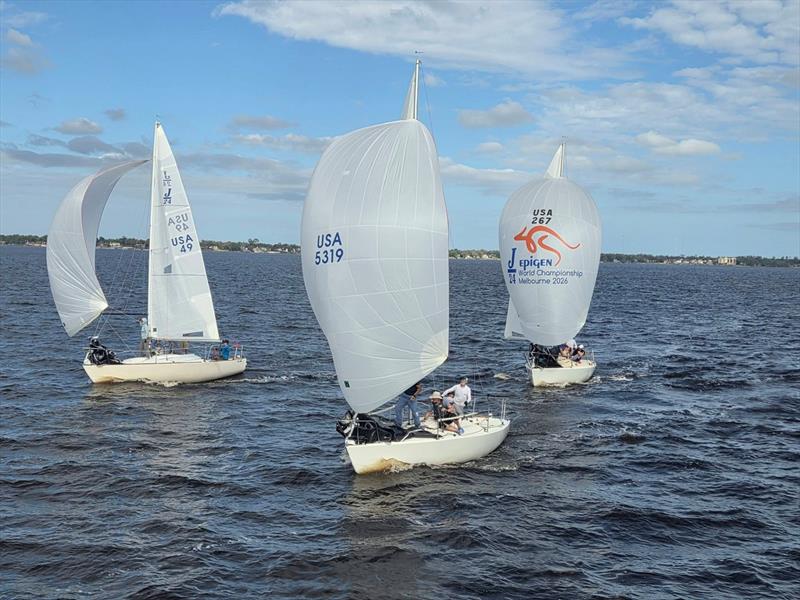 2026 J/24 Midwinter Championship day 2 photo copyright USA J/24 Class Association taken at Florida Yacht Club and featuring the J/24 class