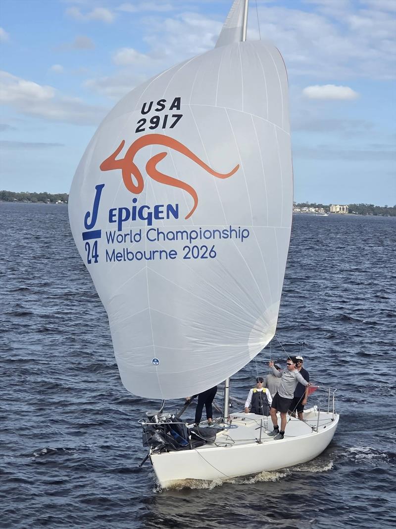 2026 J/24 Midwinter Championship day 2 photo copyright USA J/24 Class Association taken at Florida Yacht Club and featuring the J/24 class