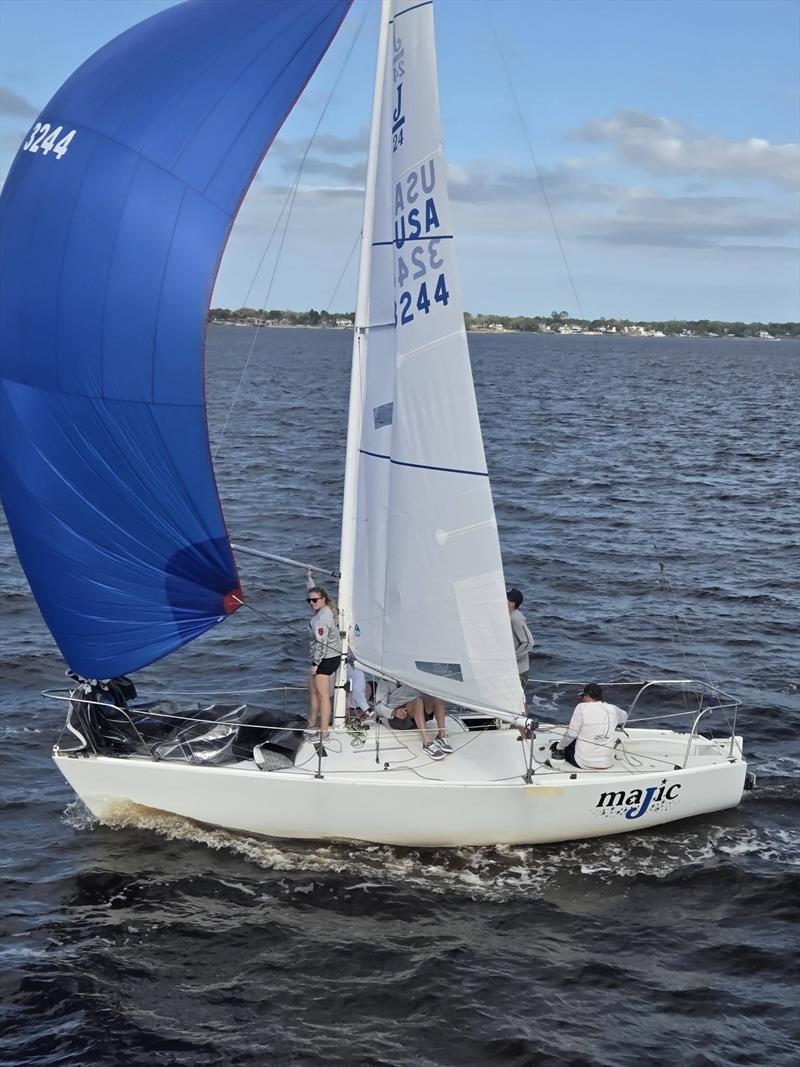 2026 J/24 Midwinter Championship day 2 photo copyright USA J/24 Class Association taken at Florida Yacht Club and featuring the J/24 class