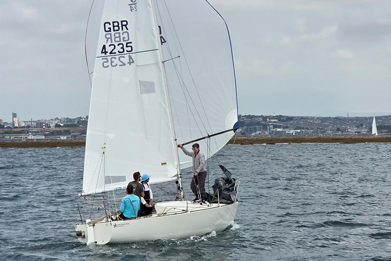 J/24s at the Plymouth Regatta photo copyright PPSA taken at Port of Plymouth Sailing Association and featuring the J/24 class