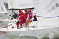 Skipper Margaret McKillen steers the J/70 Magatron during Sunday's racing action - 2021 Charleston Race Week © Willy Keyworth